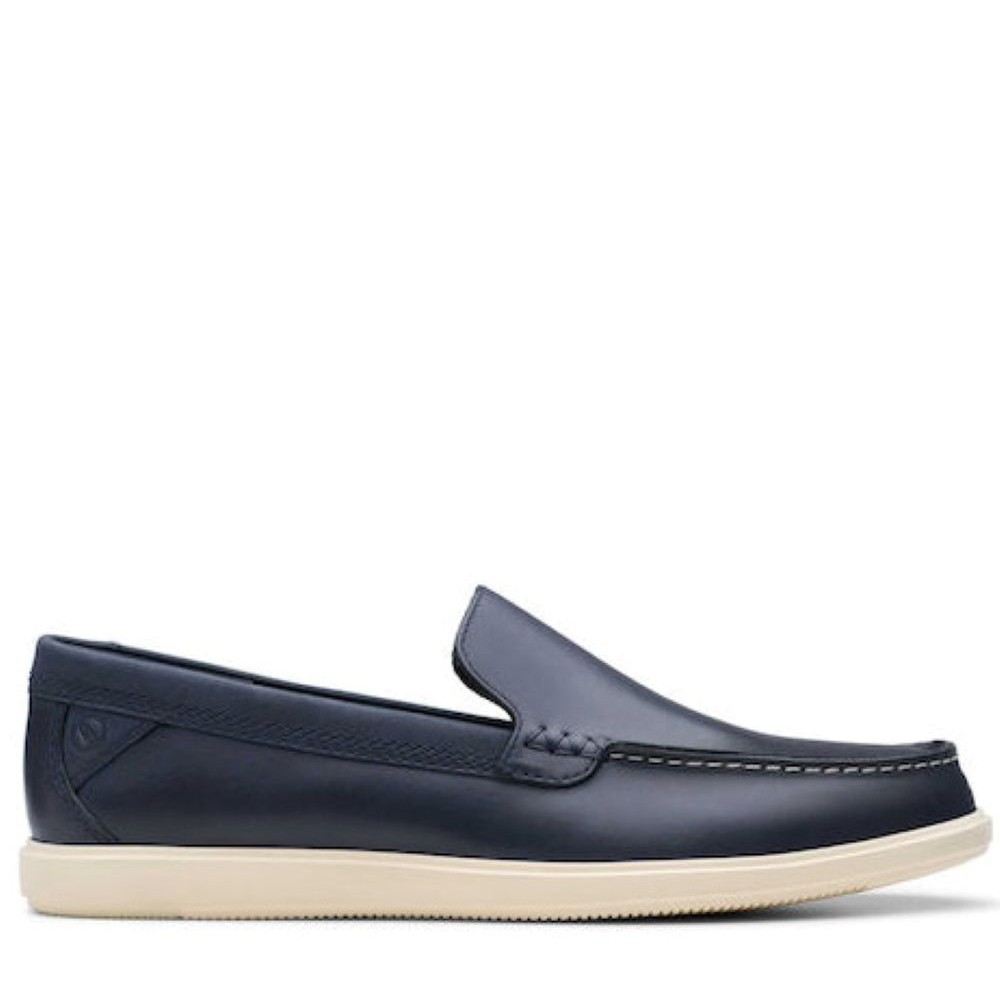 CLARKS ΑΝΔΡΙΚΑ ΜΟΚΑΣΙΝΙΑ BRATTON LOAFER NAVY 26181278