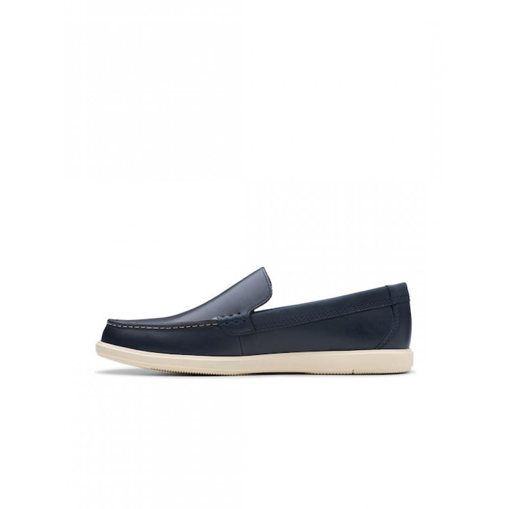 CLARKS ΑΝΔΡΙΚΑ ΜΟΚΑΣΙΝΙΑ BRATTON LOAFER NAVY 26181278