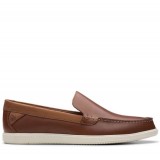 CLARKS ΑΝΔΡΙΚΑ ΜΟΚΑΣΙΝΙΑ BRATTON LOAFER TAN 26181279