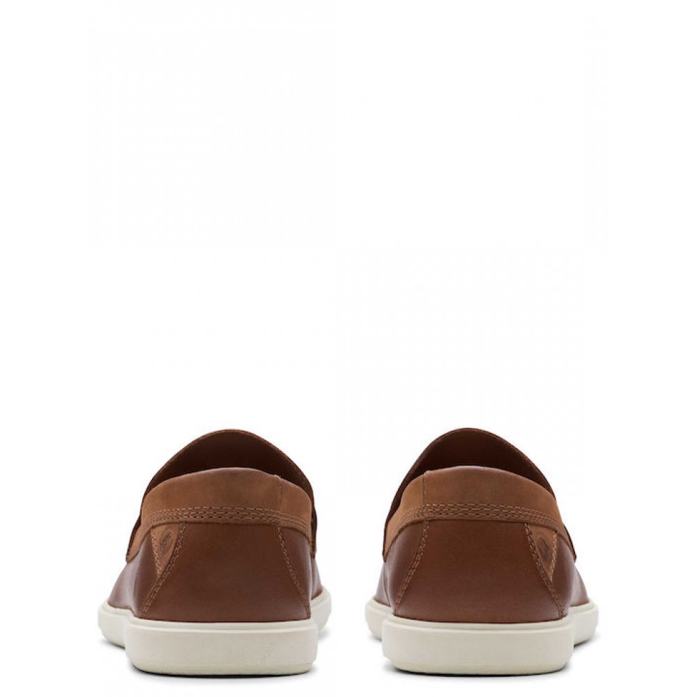 CLARKS ΑΝΔΡΙΚΑ ΜΟΚΑΣΙΝΙΑ BRATTON LOAFER TAN 26181279