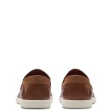 CLARKS ΑΝΔΡΙΚΑ ΜΟΚΑΣΙΝΙΑ BRATTON LOAFER TAN 26181279