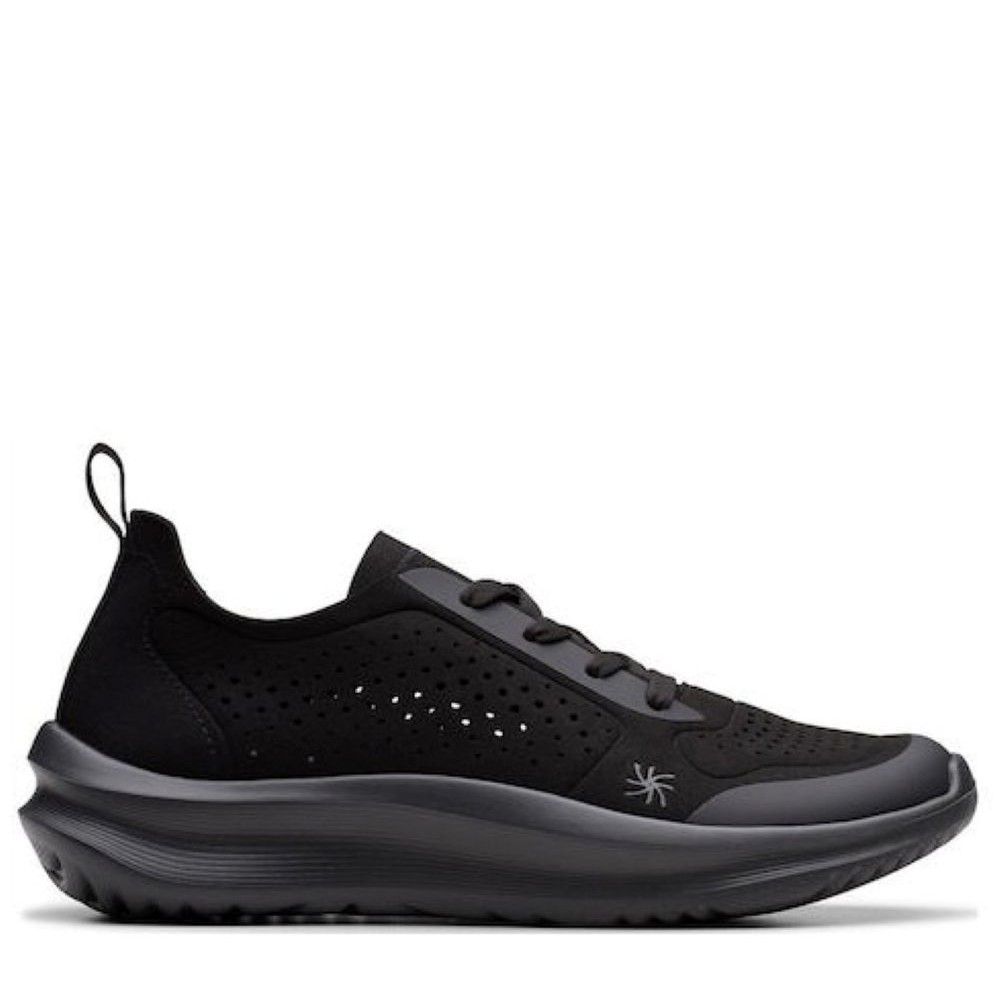 CLARKS ΓΥΝΑΙΚΕΙΑ SNEAKERS SOLEVANA TIE ΜΑΥΡΑ 26184291