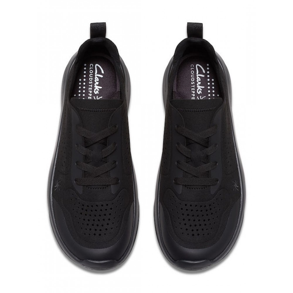 CLARKS ΓΥΝΑΙΚΕΙΑ SNEAKERS SOLEVANA TIE ΜΑΥΡΑ 26184291