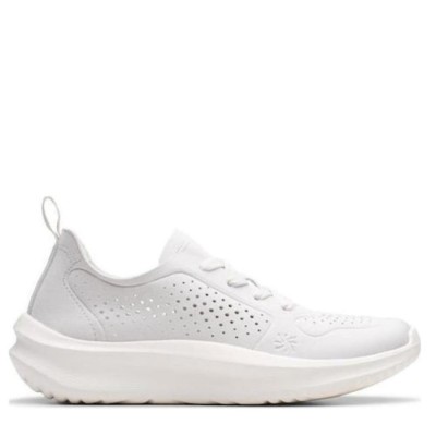 CLARKS ΓΥΝΑΙΚΕΙΑ SNEAKERS SOLEVANA TIE OFF WHITE 26184294