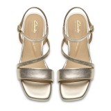 CLARKS ΓΥΝΑΙΚΕΙΑ ΠΕΔΙΛΑ SERINA35 STRAP ΧΡΥΣΑ 26186120