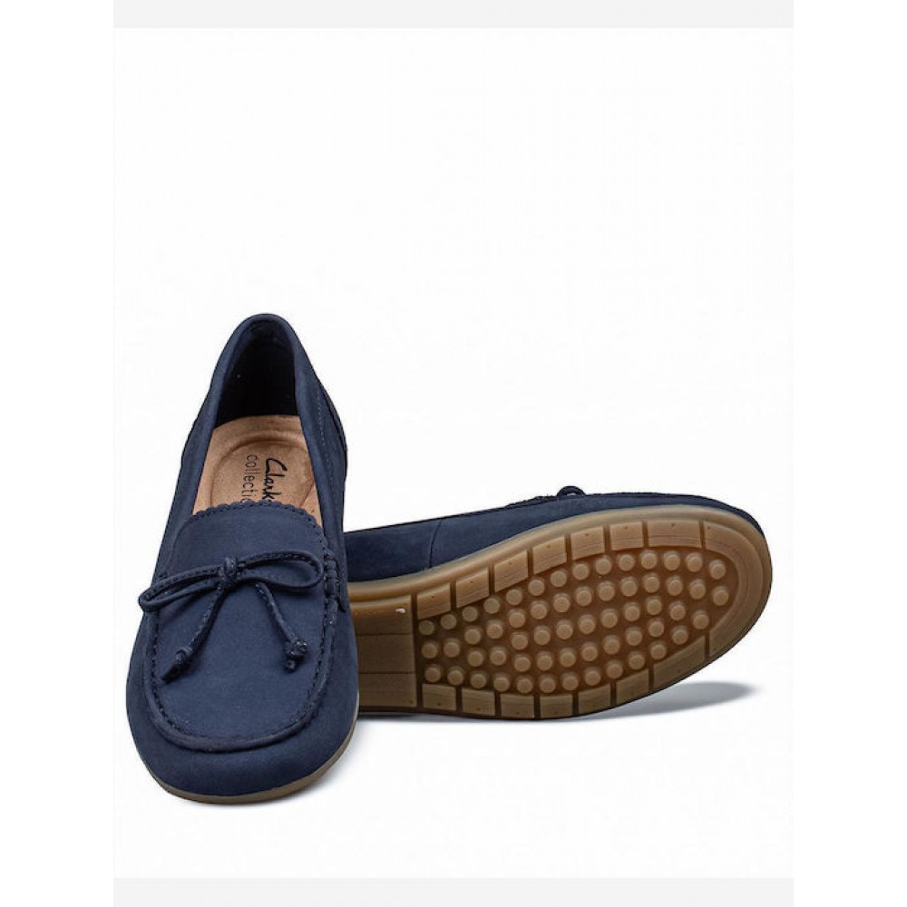 CLARKS ΓΥΝΑΙΚΕΙΑ ΜΟΚΑΣΙΝΙΑ NAVY ELLIOTTE SAIL 26186934