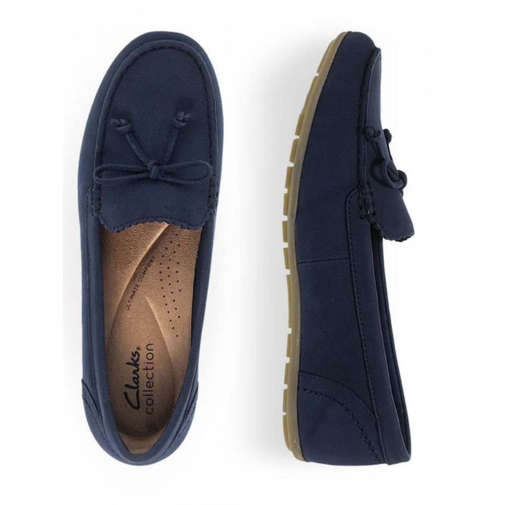 CLARKS ΓΥΝΑΙΚΕΙΑ ΜΟΚΑΣΙΝΙΑ NAVY ELLIOTTE SAIL 26186934