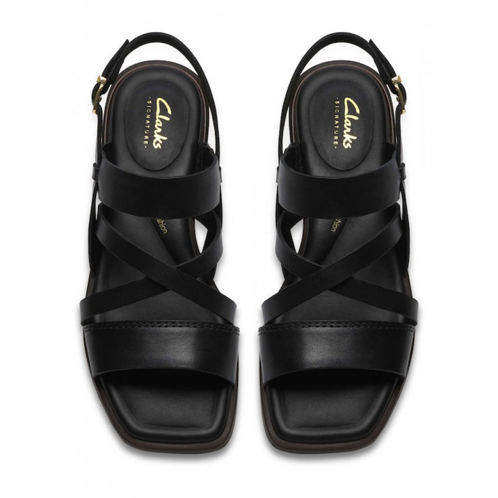 CLARKS ΓΥΝΑΙΚΕΙΑ ΣΑΝΔΑΛΙΑ ARIANY STRAP ΜΑΥΡΑ 26185800