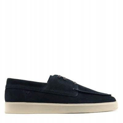 CLARKS ΑΝΔΡΙΚΑ BOAT SHOES LOCKFORD SUEDE LEATHER 26186188 NAVY