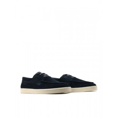 CLARKS ΑΝΔΡΙΚΑ BOAT SHOES LOCKFORD SUEDE LEATHER 26186188 NAVY
