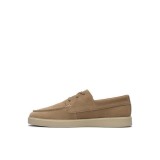 CLARKS ΑΝΔΡΙΚΑ BOAT SHOES LOCKFORD SUEDE LEATHER 26186187 ΜΠΕΖ