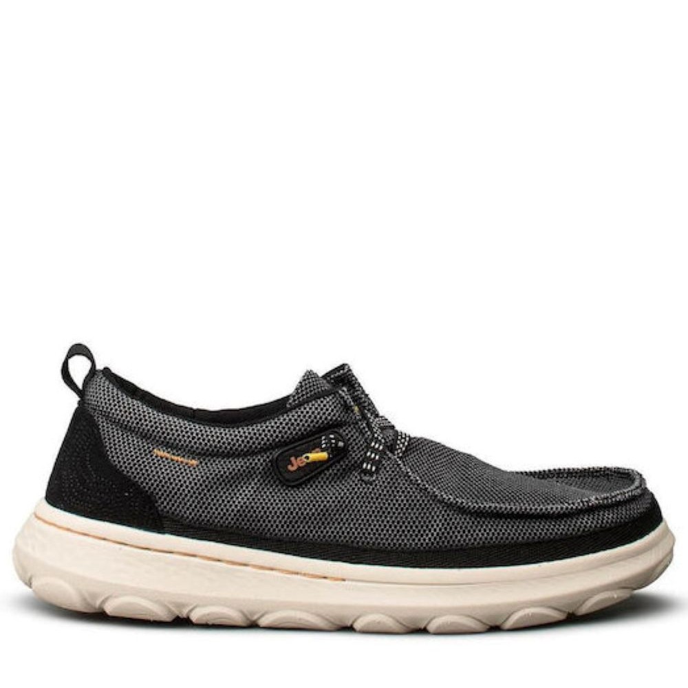 JEEP FOOTWEAR ΑΝΔΡΙΚΑ ΜΟΚΑΣΙΝΙΑ KAUAI WALLABEE KNIT JM61090A-062 BLACK