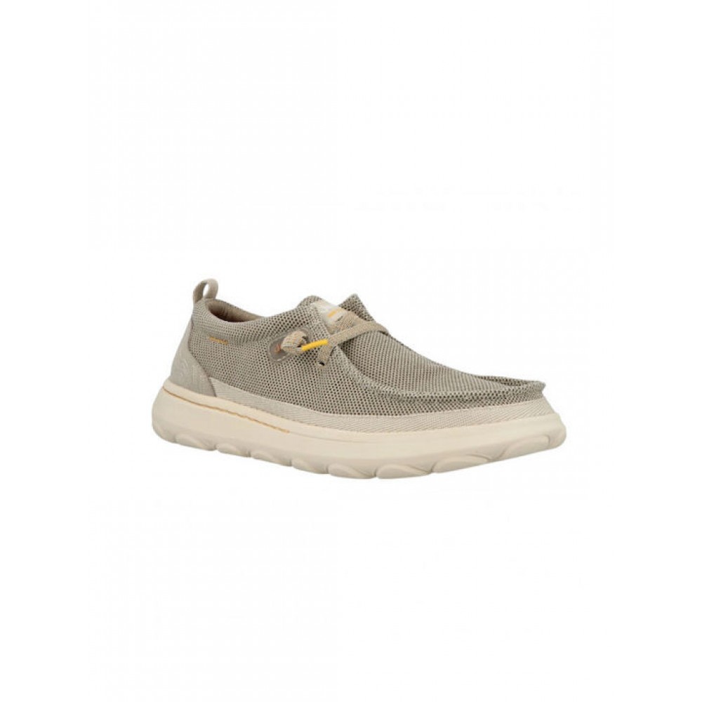 JEEP FOOTWEAR ΑΝΔΡΙΚΑ ΜΟΚΑΣΙΝΙΑ KAUAI WALLABEE KNIT JM61090A-023 BEIGE