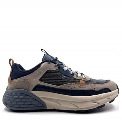 JEEP FOOTWEAR ΑΝΔΡΙΚΑ SNEAKERS GROOVE WASHED MESH JM61004A-016 NAVY