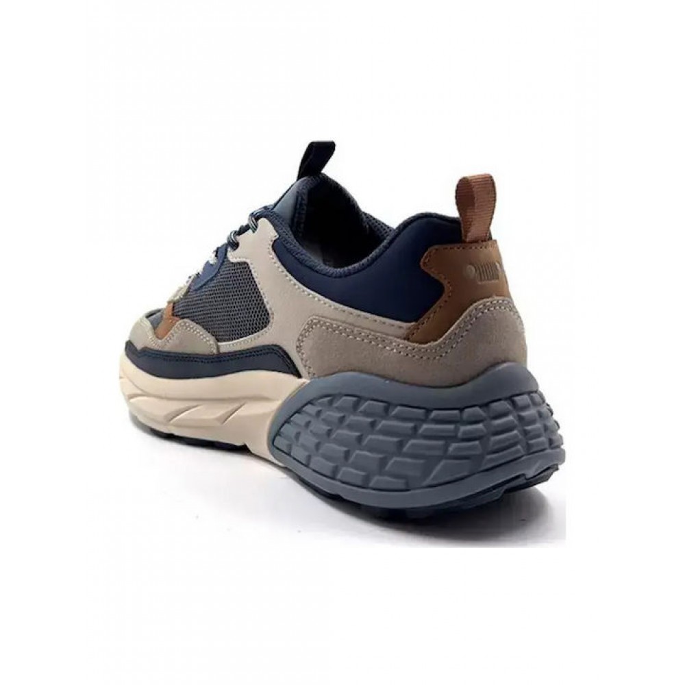 JEEP FOOTWEAR ΑΝΔΡΙΚΑ SNEAKERS GROOVE WASHED MESH JM61004A-016 NAVY