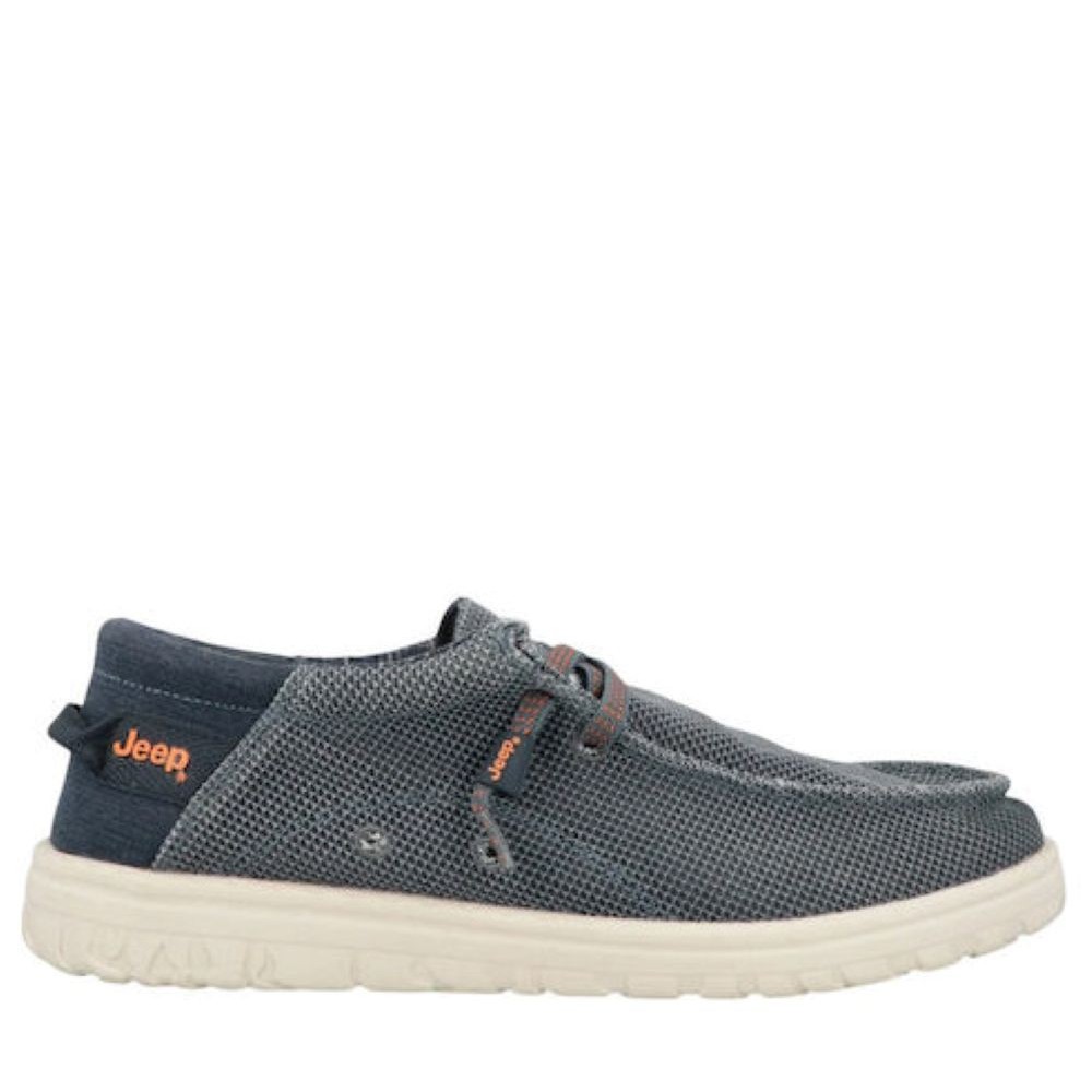 JEEP FOOTWEAR ΑΝΔΡΙΚΑ SNEAKERS CASUAL ΜΠΛΕ SAMOA WALLABE JM61115A-100