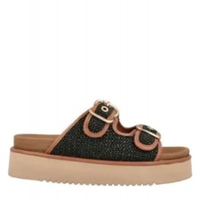 JEEP FOOTWEAR ΓΥΝΑΙΚΕΙΑ ΣΑΝΔΑΛΙΑ ΜΑΥΡΑ JL61580A-062