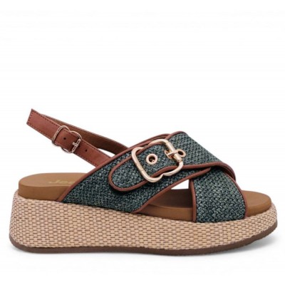 JEEP FOOTWEAR ΓΥΝΑΙΚΕΙΕΣ ΠΛΑΤΦΟΡΜΕΣ KARINA CROSS JL61590A-062 ΜΑΥΡΕΣ