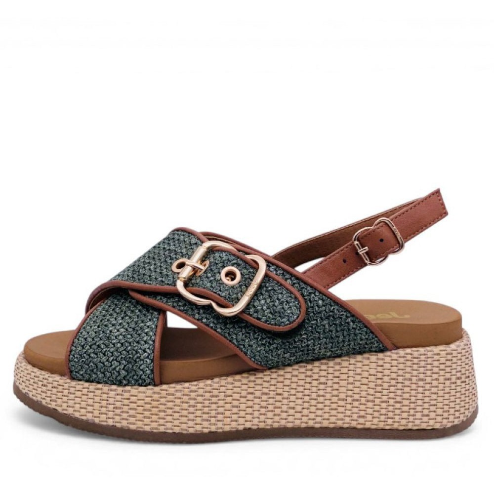 JEEP FOOTWEAR ΓΥΝΑΙΚΕΙΕΣ ΠΛΑΤΦΟΡΜΕΣ KARINA CROSS JL61590A-062 ΜΑΥΡΕΣ