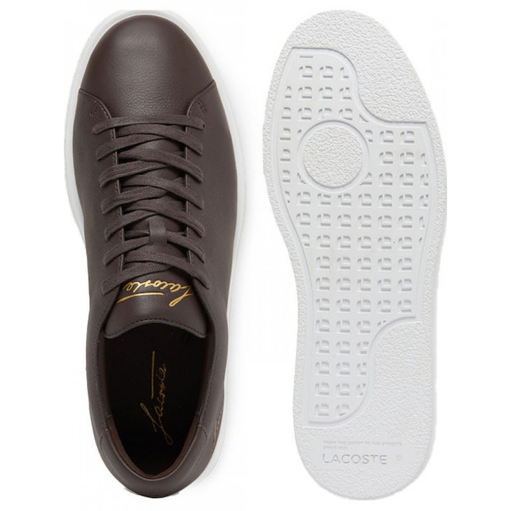 LACOSTE ΑΝΔΡΙΚΟ SNEAKER ΚΑΦΕ LINECOURT 1261 37 51SMA00942A6