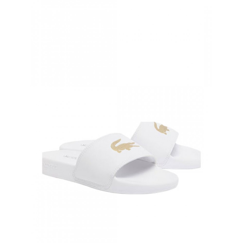 LACOSTE ΓΥΝΑΙΚΕΙΑ SLIDE ΛΕΥΚΑ 0.0 51CFA0003ALM