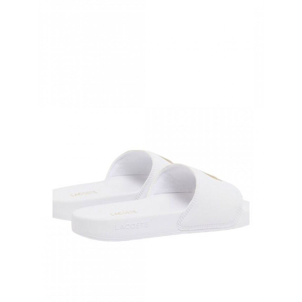 LACOSTE ΓΥΝΑΙΚΕΙΑ SLIDE ΛΕΥΚΑ 0.0 51CFA0003ALM