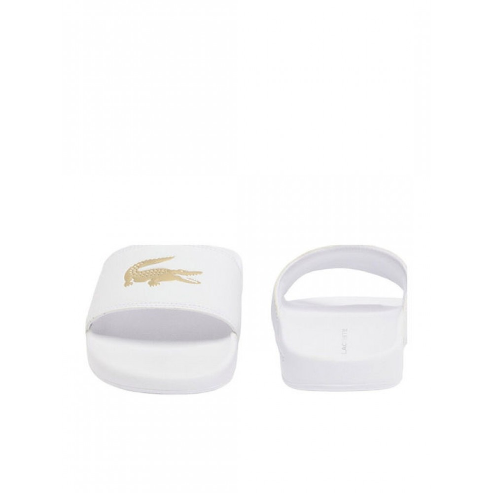 LACOSTE ΓΥΝΑΙΚΕΙΑ SLIDE ΛΕΥΚΑ 0.0 51CFA0003ALM