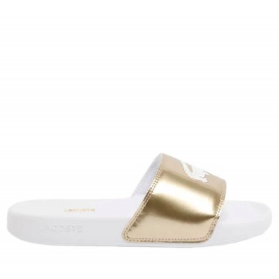 LACOSTE ΓΥΝΑΙΚΕΙΑ SLIDE ΧΡΥΣΑ 51CFA0036K78