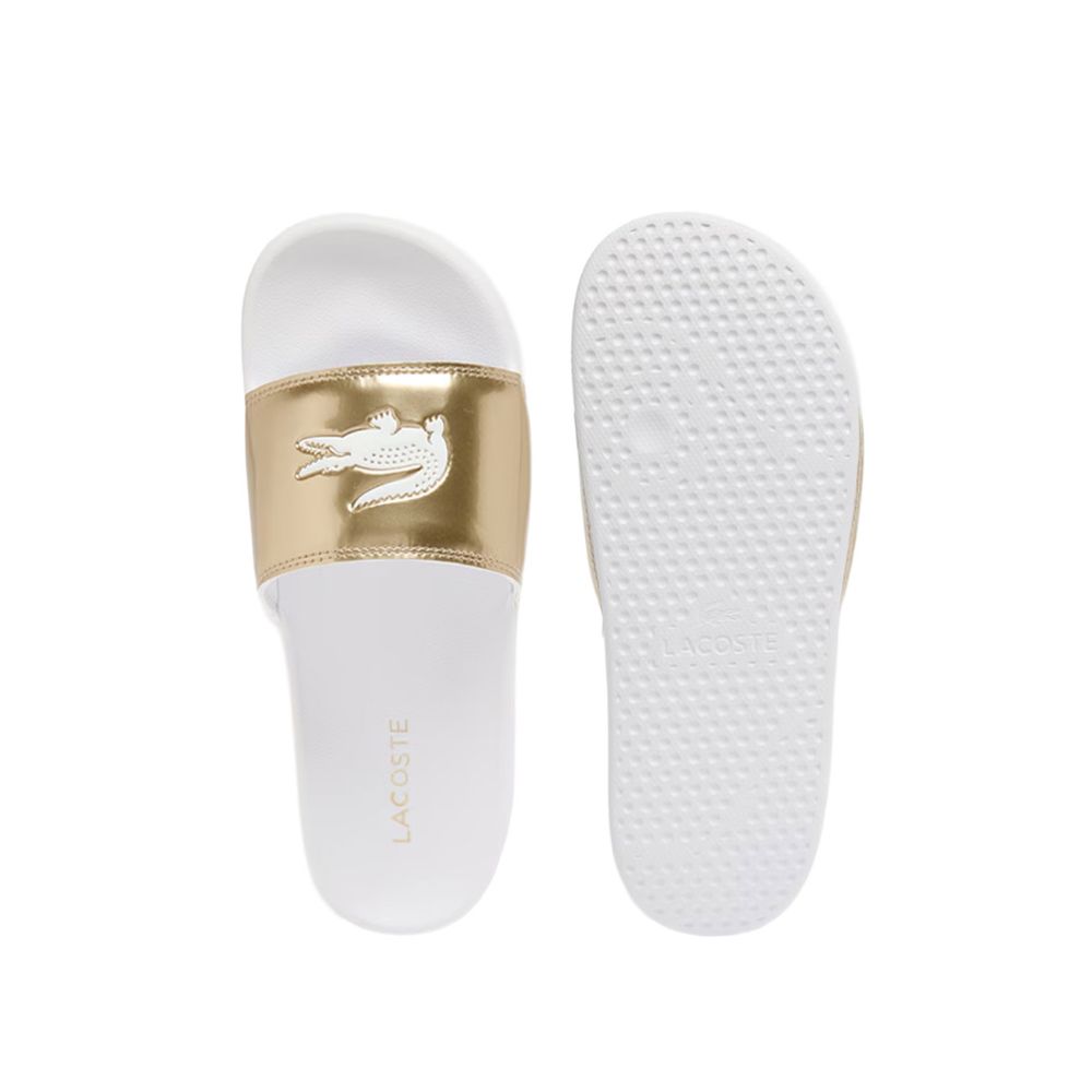 LACOSTE ΓΥΝΑΙΚΕΙΑ SLIDE ΧΡΥΣΑ 51CFA0036K78