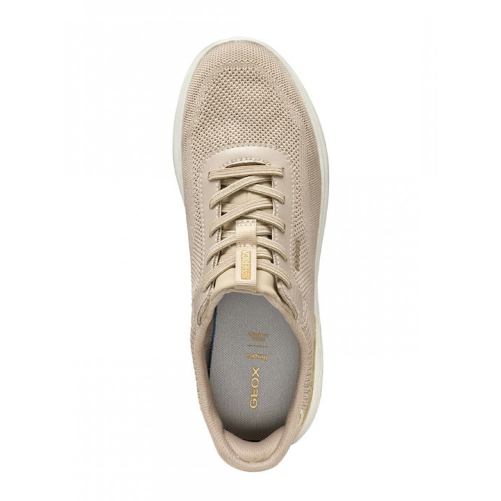 GEOX ΓΥΝΑΙΚΕΙΑ SNEAKERS D SPHERICA PLUS A TAUPE D557MA 06KBN CH62L