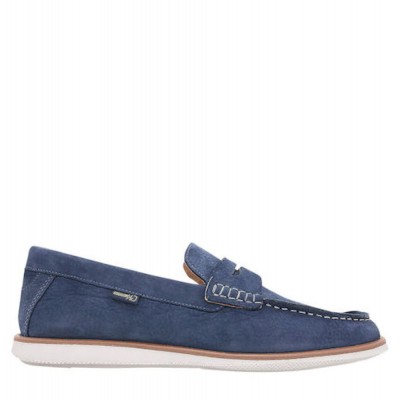 GK UOMO ΑΝΔΡΙΚΑ LOAFERS ΜΠΛΕ AK7982.4700.N