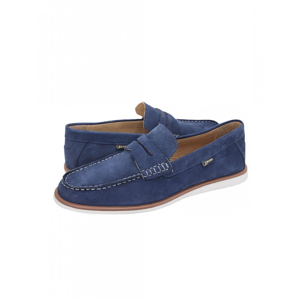 GK UOMO ΑΝΔΡΙΚΑ LOAFERS ΜΠΛΕ AK7982.4700.N