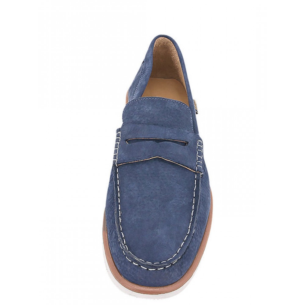 GK UOMO ΑΝΔΡΙΚΑ LOAFERS ΜΠΛΕ AK7982.4700.N