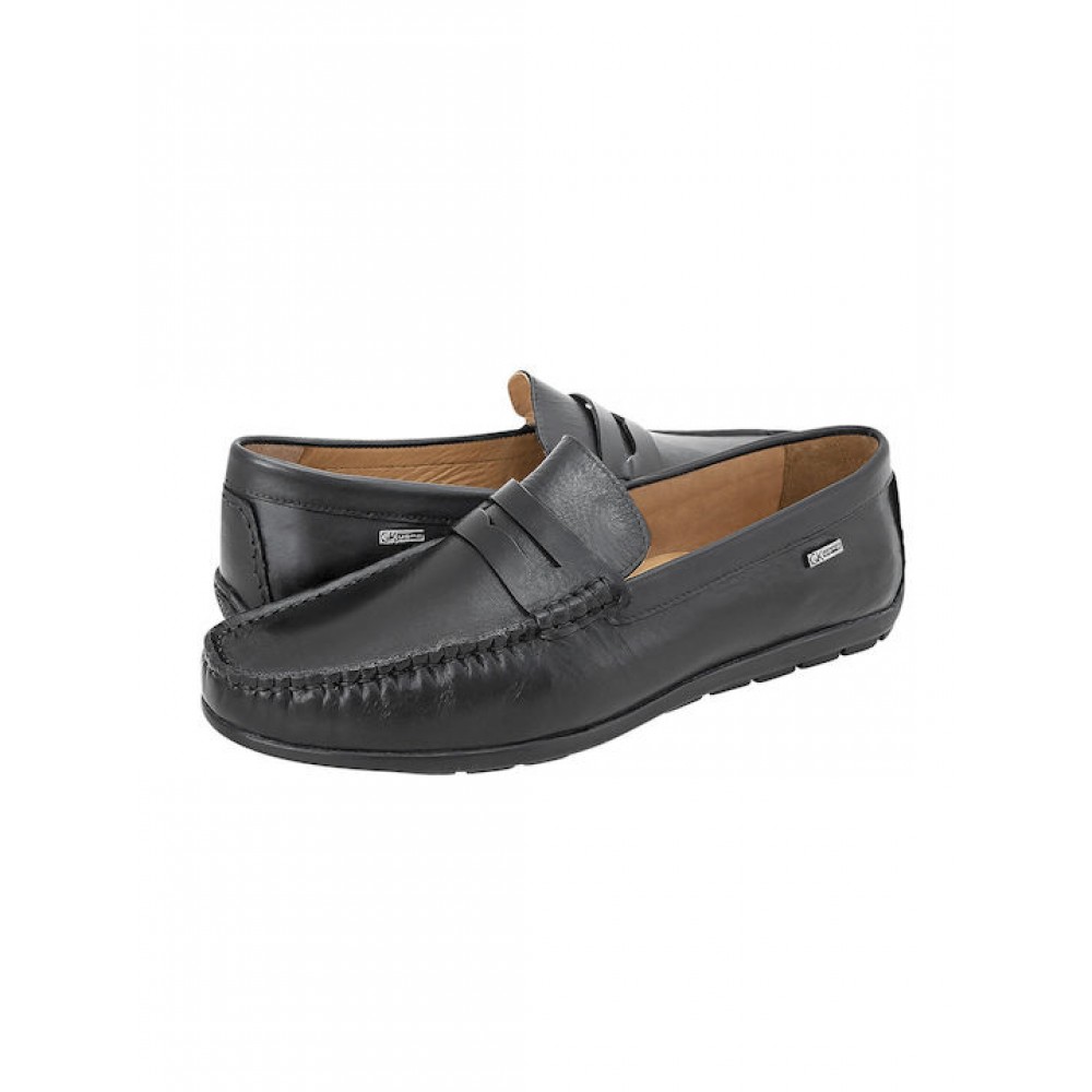 GK UOMO ΑΝΔΡΙΚΑ LOAFERS ΜΑΥΡΑ  AK7982.4689.D