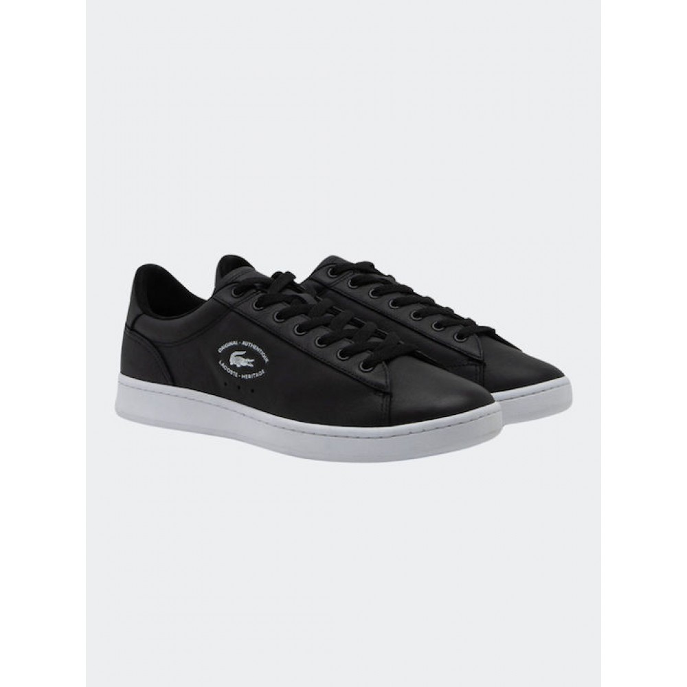 LACOSTE CARNABY SET ΑΝΔΡΙΚΑ SNEAKERS ΜΑΥΡΑ 49SMA0032312