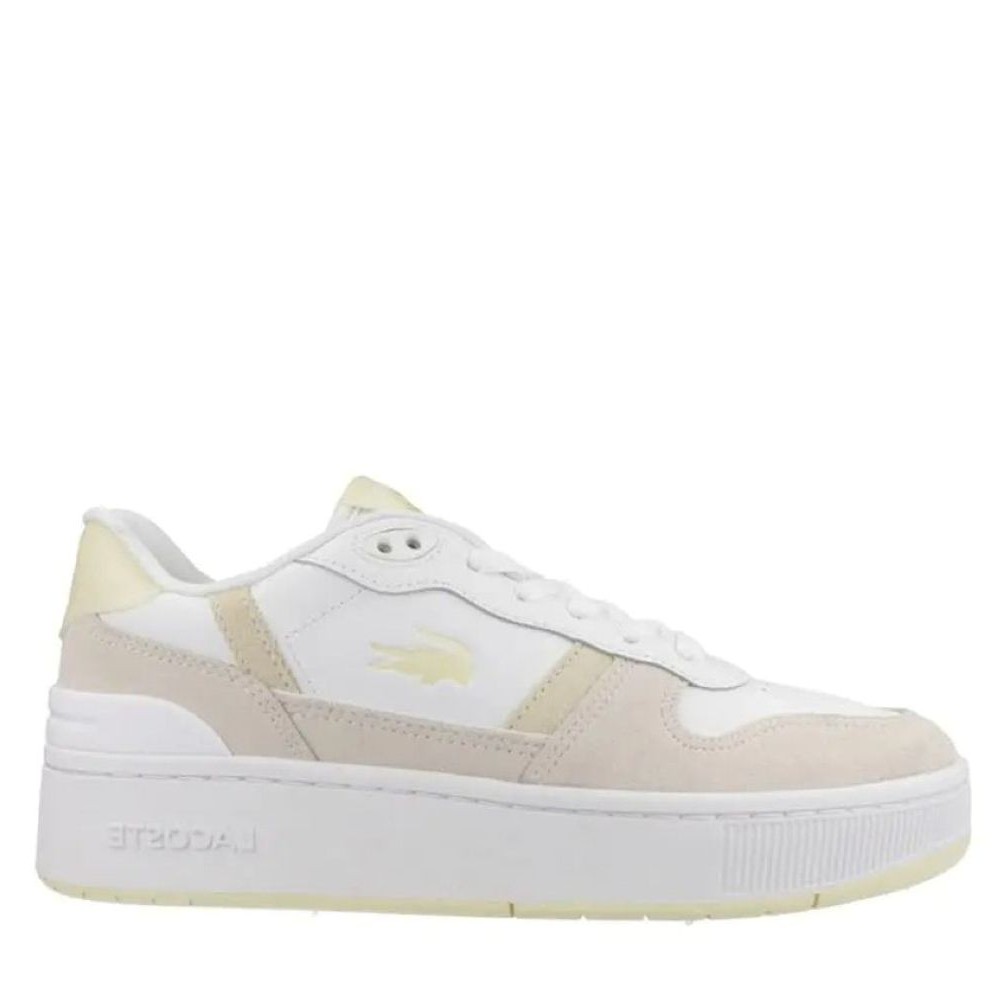 LACOSTE T-CLIP ΓΥΝΑΙΚΕΙΑ SNEAKERS ΛΕΥΚΑ 49SFA00762H8