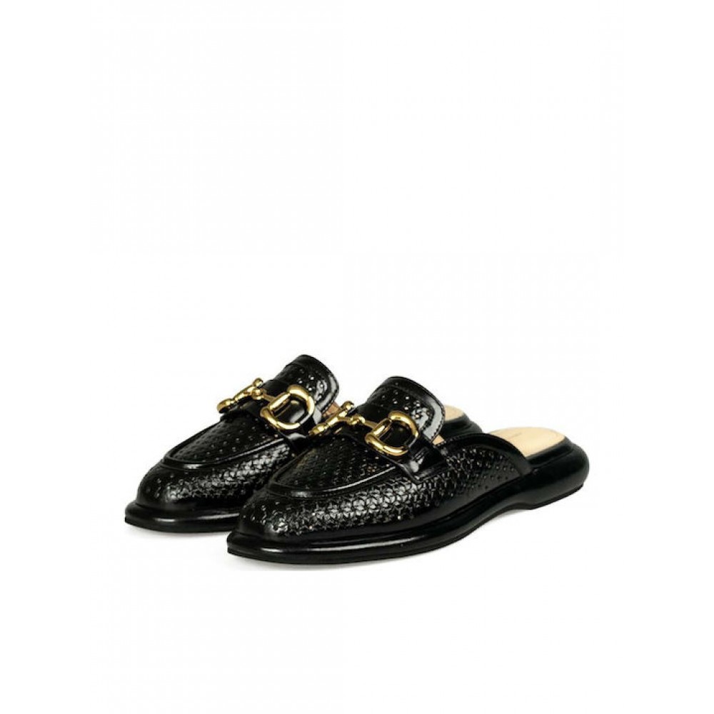 VERSACE 19.69 ABBIGLIAMENTO SPORTIVO SRL MULES ΜΑΥΡΑ AM 4C154-1896