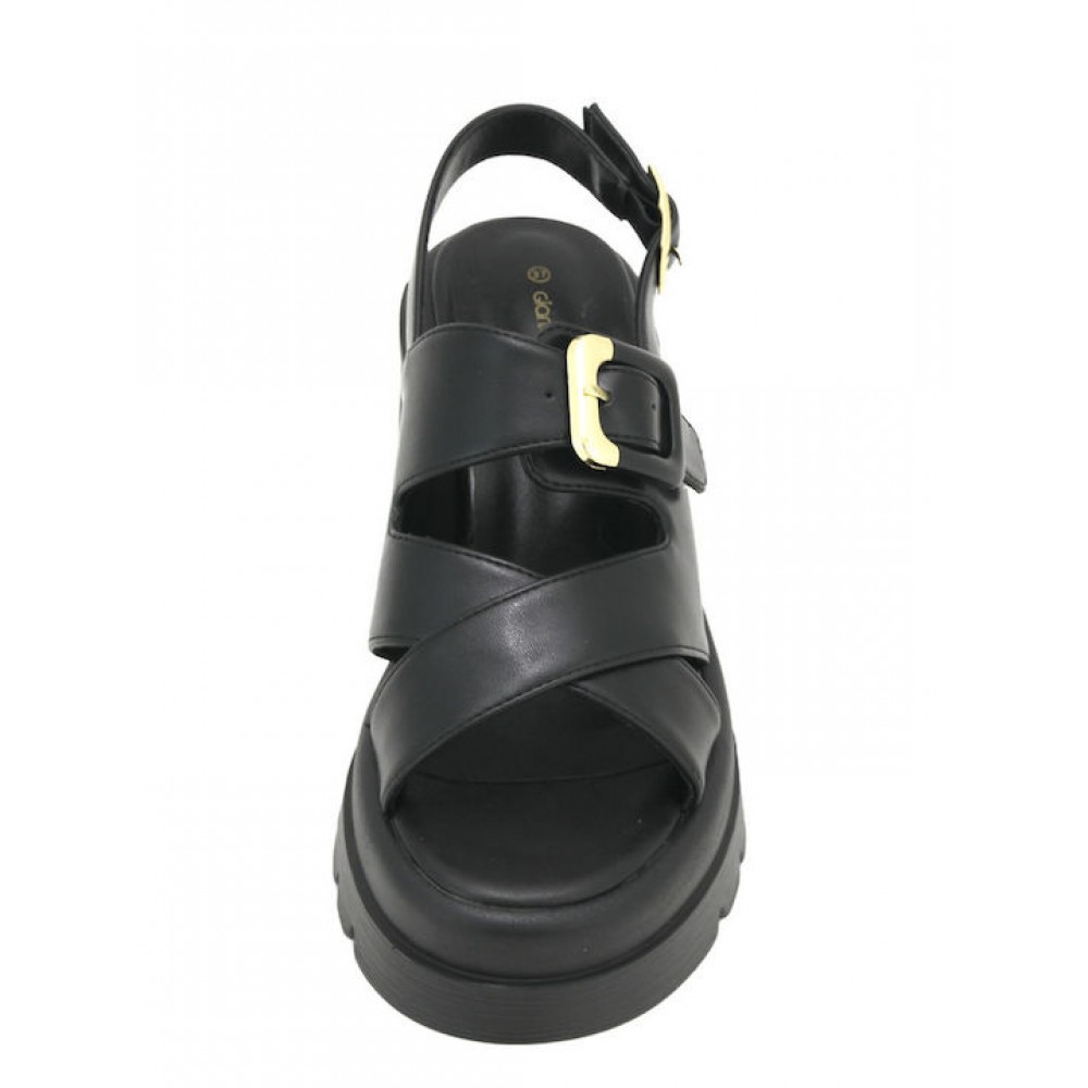 GIANNA KAZAKOU ΓΥΝΑΙΚΕΙΑ ΠΕΔΙΛΑ SABROSA AM7961.Y928D802.DS ΜΑΥΡΑ