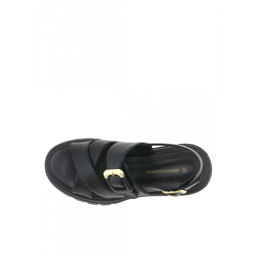 GIANNA KAZAKOU ΓΥΝΑΙΚΕΙΑ ΠΕΔΙΛΑ SABROSA AM7961.Y928D802.DS ΜΑΥΡΑ