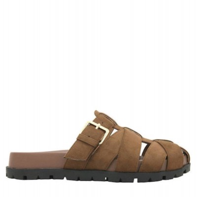 GIANNA KAZAKOU ΓΥΝΑΙΚΕΙΑ MULES AM7961.Y929T399.KS ΚΑΦΕ