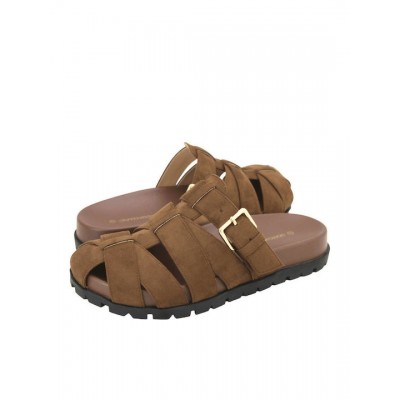 GIANNA KAZAKOU ΓΥΝΑΙΚΕΙΑ MULES AM7961.Y929T399.KS ΚΑΦΕ