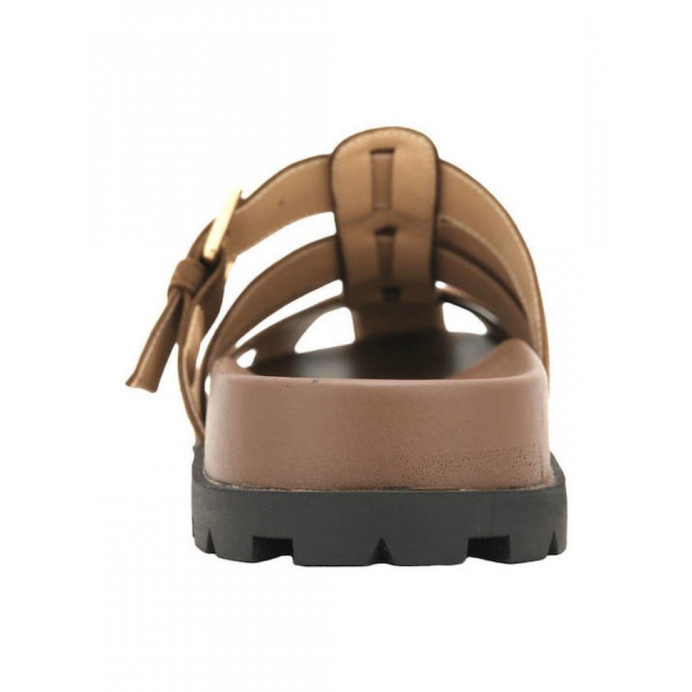 GIANNA KAZAKOU ΓΥΝΑΙΚΕΙΑ MULES AM7961.Y929T399.KS ΚΑΦΕ
