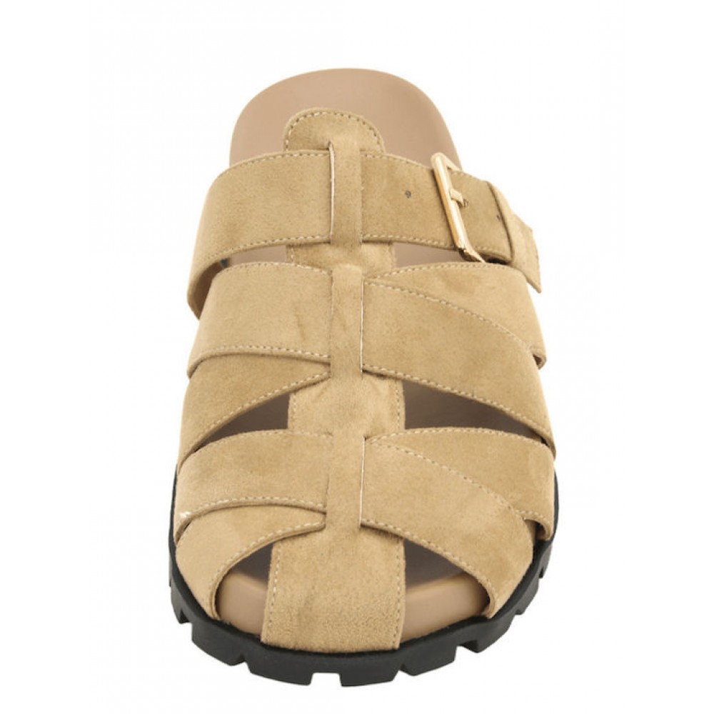 GIANNA KAZAKOU ΓΥΝΑΙΚΕΙΑ MULES AM7961.Y929T399.KS ΜΠΕΖ